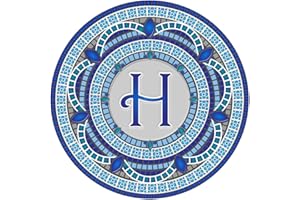 Skip's Garage Custom Monogram Decorative Pool Art - Mosaic Pool Art - Choose Your Size & Personalization - Easy Drop-in Installation