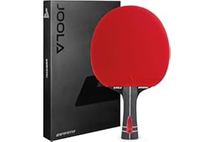 JOOLA Table Tennis Bat Infinity ITTF Approved Professional Carbon Table Tennis Bat for Advanced Players - with High-Tech Fibre, 7-Layer Bat Blade