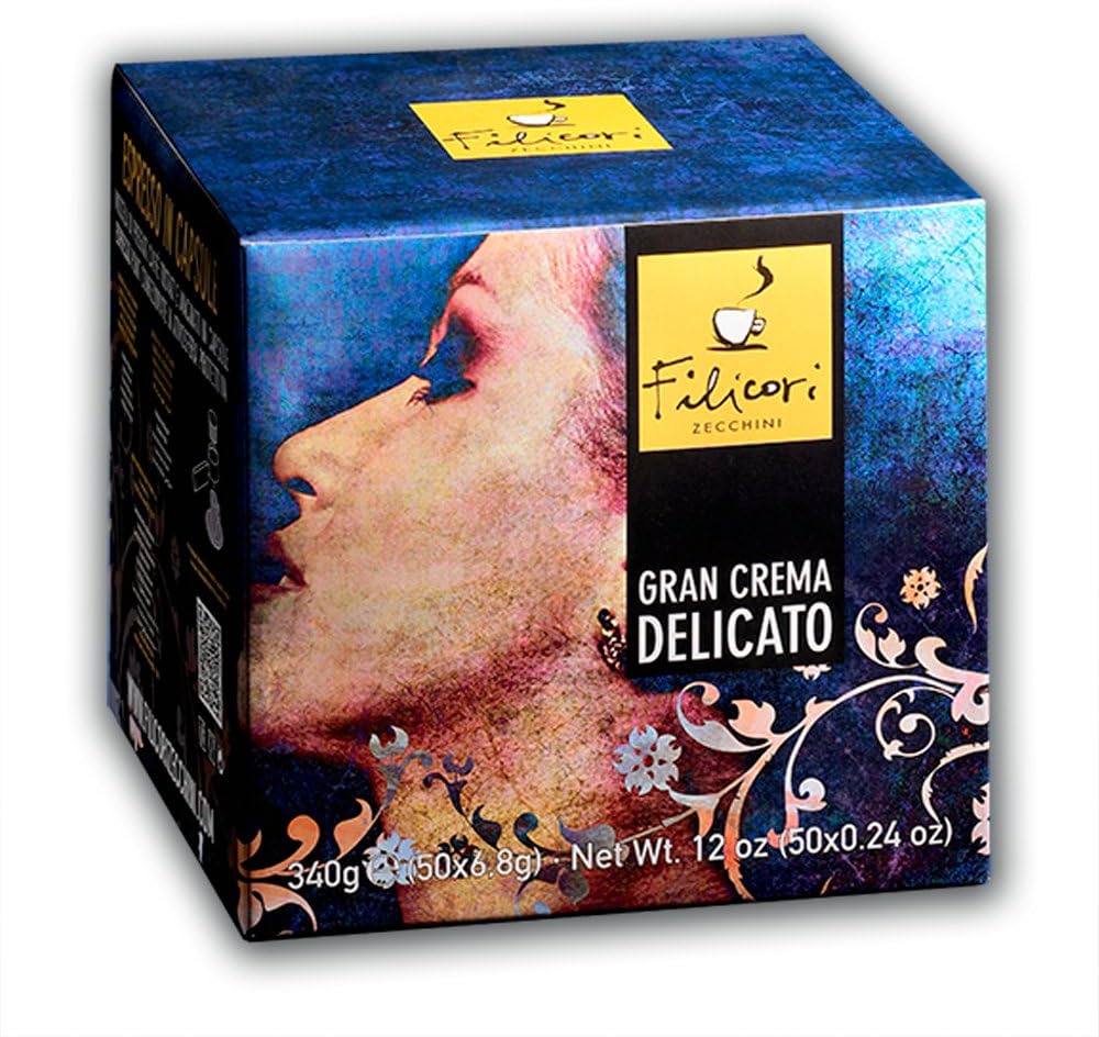 Filicori Zecchini Coffee in Pods - Gran Crema Delicato - 50x0.24oz