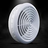 Blauberg 4 inch White Circular Ceiling Vent Grille Cover 100 mm UV view 8