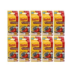 Kodak Fun Saver Single Use Camera (10-Pack) Bundle