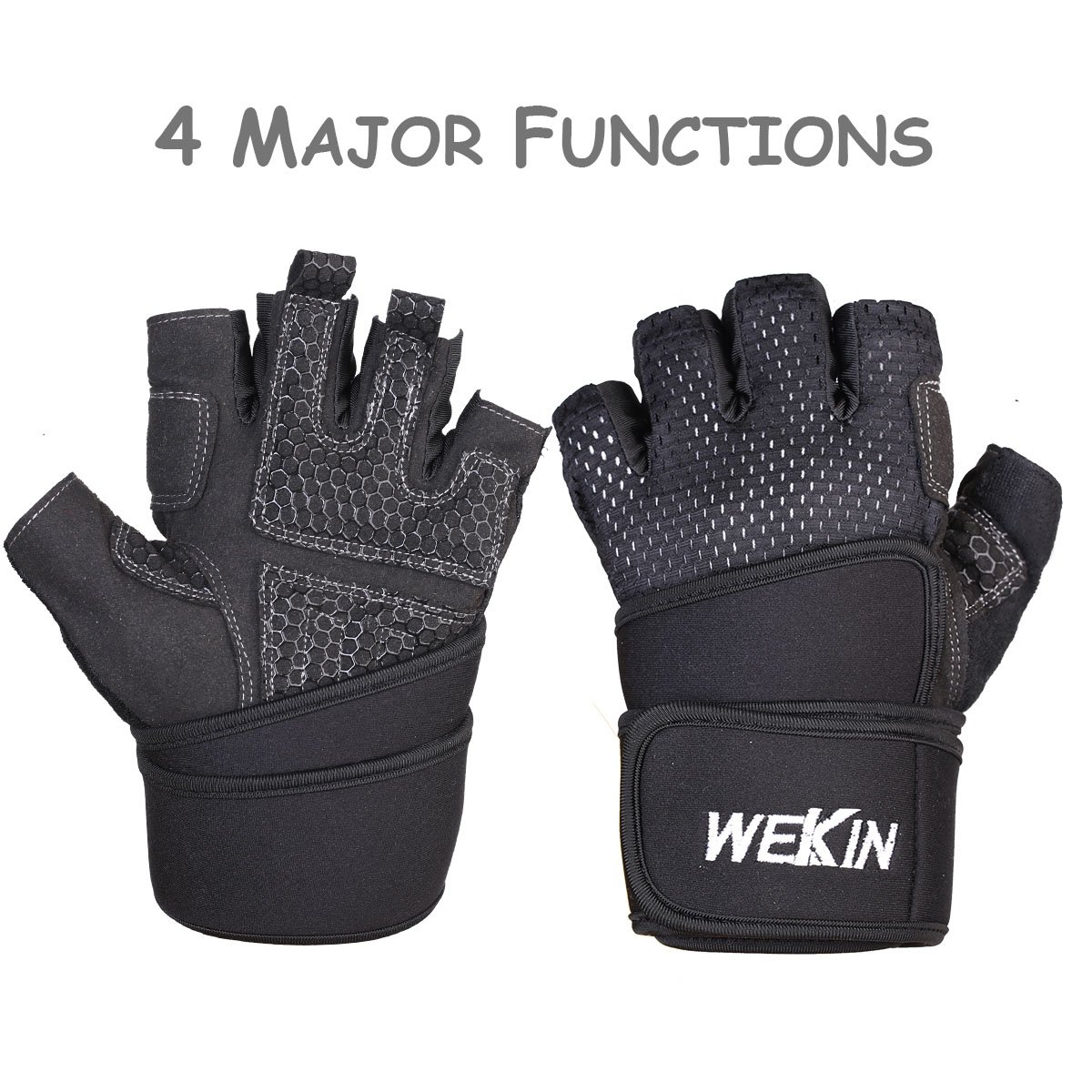 Wekin Weight Lifting Gym Gloves Ultralight Microfiber