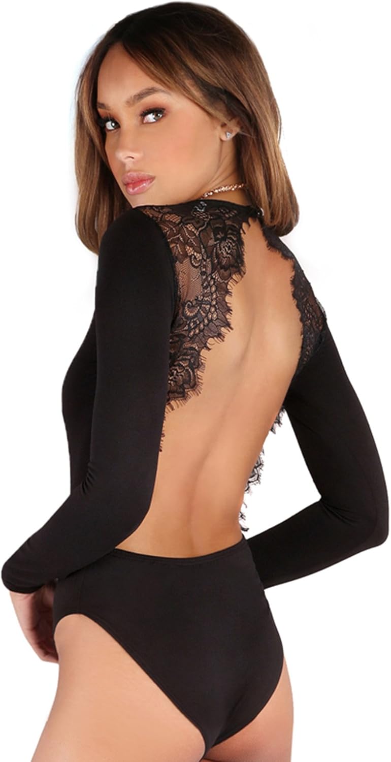 lace back bodysuit