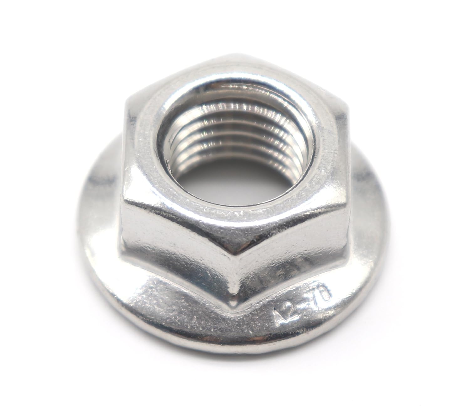 Metric binifiMux 6 Pieces M16 Serrated Hex Flange Lock Nuts 304 Stainless Steel tillescenter