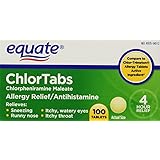 Equate: Chlortabs Tablets Antihistamine, 100 Ct