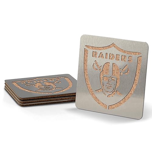 YouTheFan NFL Las Vegas Raiders Boasters, Stainless Steel