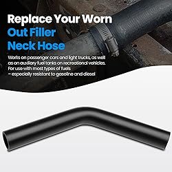 TKKEUEP Gasoline Fuel Filler Neck Hose With 4