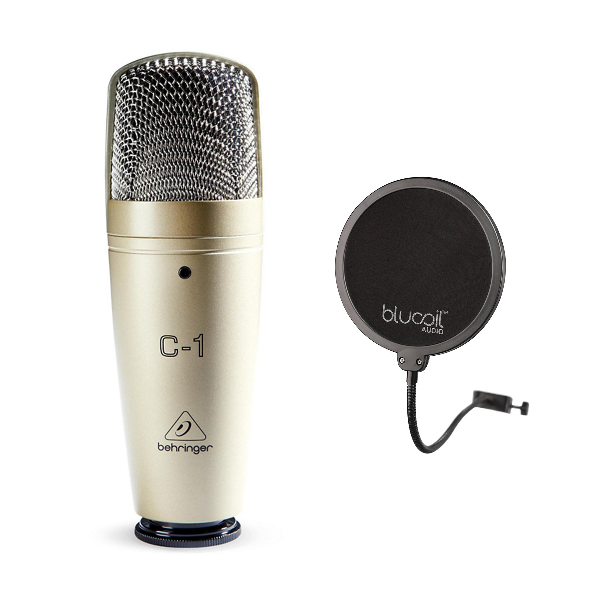 Behringer C1 LargeDiaphragm Condenser Microphone for Live and Studio
