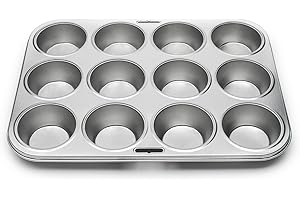 Fox Run Muffin and Cupcake Pan, Standard, 12 Cup, Tin