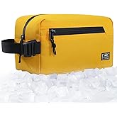 MIER Freezable Snack Bags Small Frozen Mini Cooler Lunch Bag Freezer Insulated Pouch for Adults Work Travel On-the-go,Yellow