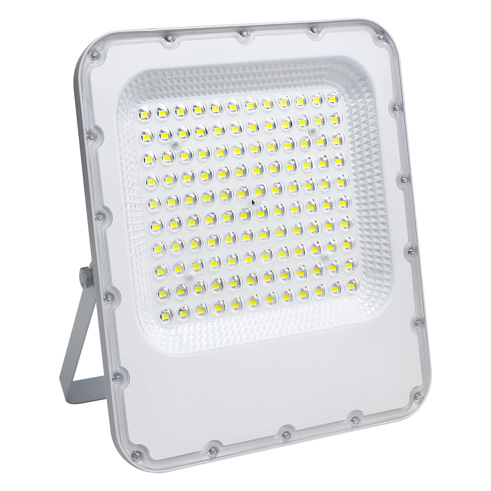 AUXTINGS LED Flood Lights 100W 10000LM Outdoor Security Lights Outside Lamp 6000K Daylight White Spot Light Exterior Lighting for Yard Backyard House Court Stadium Parking,IP66 Waterproof 100V-250V