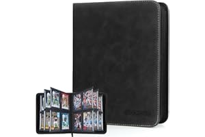 JoyHood Top Loader Binder, Top Loader Collection Album for Trading Cards and Sports Card Holds 112 Top Loaders, Not for Cards