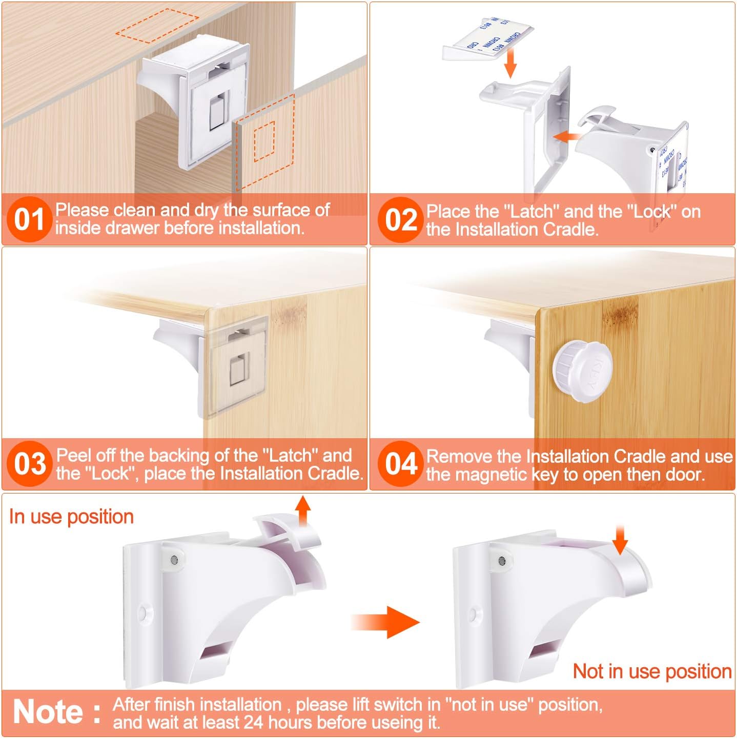 safety first adhesive cabinet locks