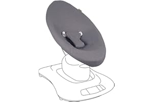 UKJE Liner Baby Rocker Cover - Compatible with Old Model Before 2022 4moms MamaRoo 4 - Baby Swing Cover - Bouncer Cover - Compatible Cover over the 4moms Mamaroo 4 Swing Bouncer - Grey