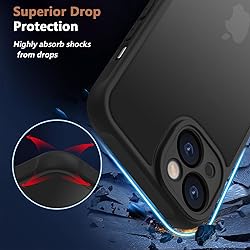 EUMADOVE for iPhone 13 Mini Case Translucent Matte