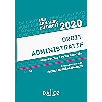 Annales Droit administratif 2020 : Méthodologie & sujets corrigés (Annales du droit) (French Edition) book cover