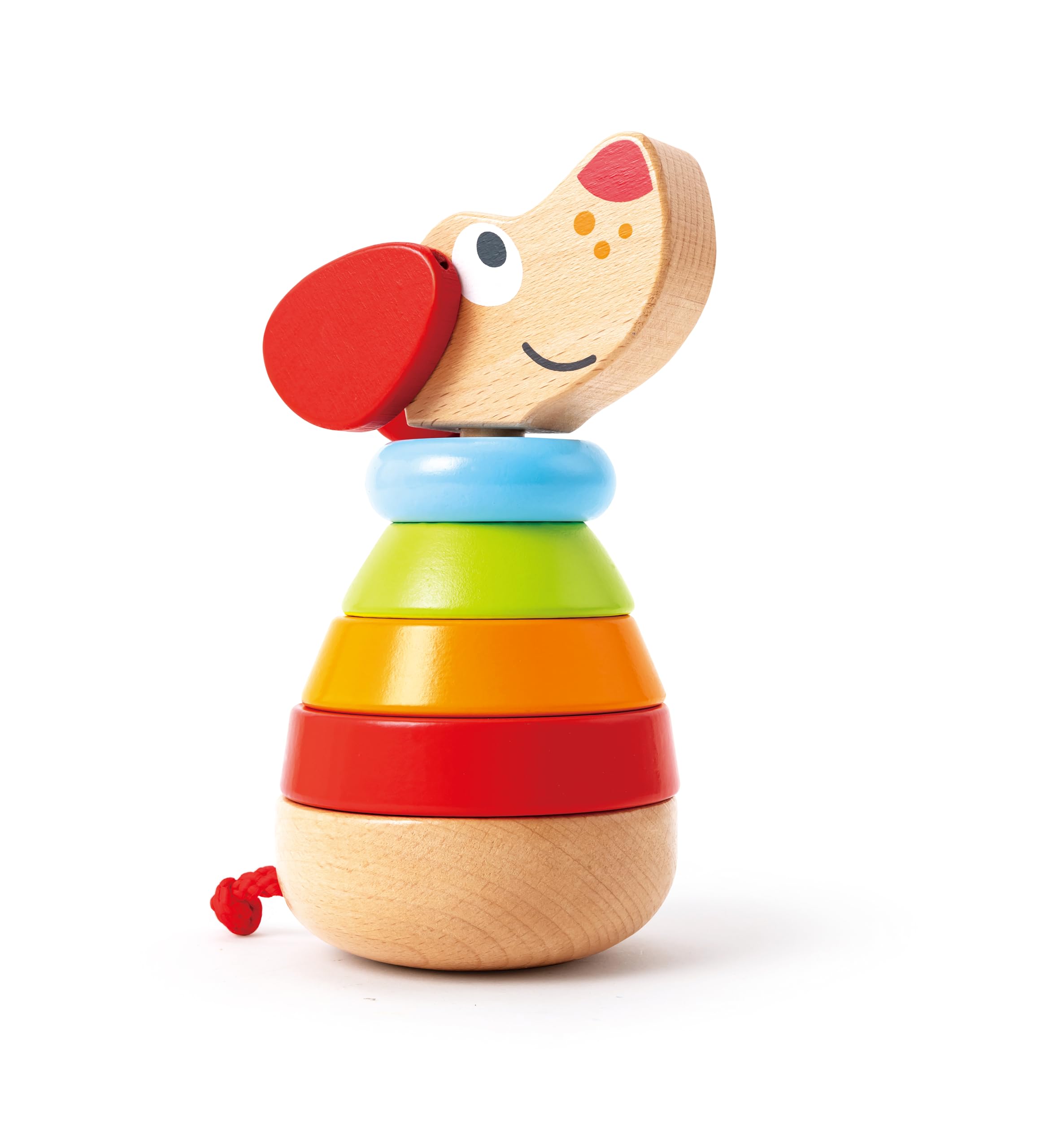 Hape Pepe Barking Stacker - Wooden Activity Toy