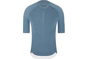 YKYWBIKE Cycling Jersey Men Aero Race Fit, Road Bike Jersey Short Sleeved Moisture Wicking, Breathable,Zip Pocket,UPF50＋