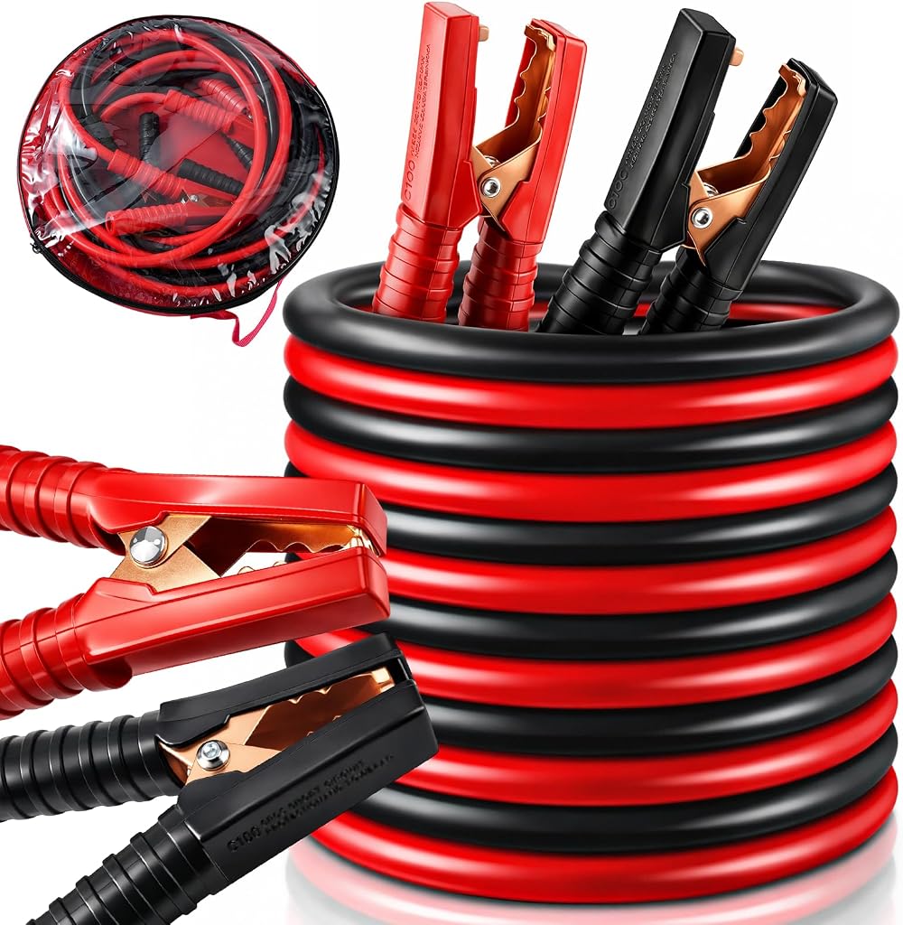 Holdfiturn 6M 3000A Booster Cables Heavy Duty Jump Start Leads