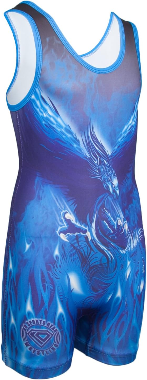 Unisex Wrestling Singlet, Comfortable & Breathable, 4 Way Stretch, Full Range of Youth and Adult Sizes