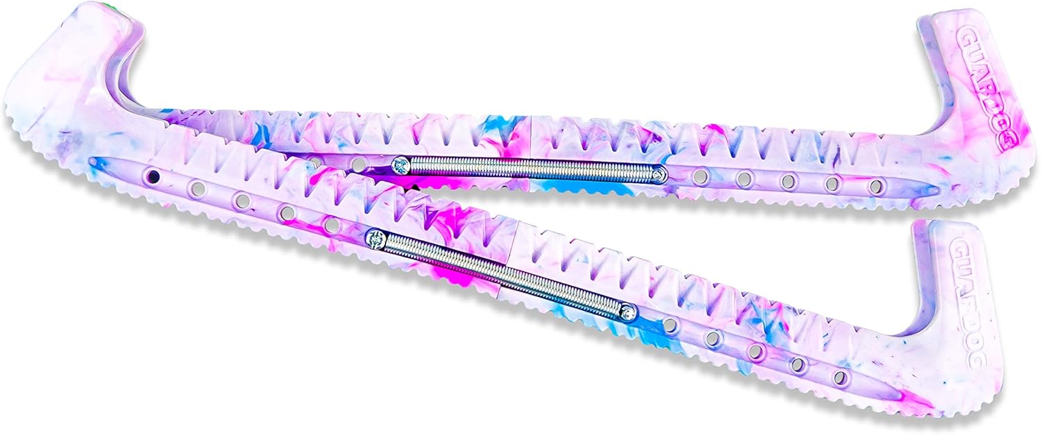 Proguard Sports Ice Skate Blade Covers, Deluxe Figure Skate Guards are Easy to Adjust and Can Be Trimmed to Fit, Versatile Skate Protectors for All Ice Skates 1 Pair, Pink Pearl : Hockey Protective Gear : Sports & Outdoors