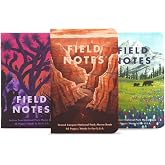 Field Notes: National Parks Series (Series B - Grand Canyon, Joshua Tree, Mount Rainier) - Graph Paper Memo Book 3-Pack - 3.5 x 5.5 Inch