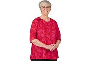 Ovidis Adaptive Top Open Back Clothing Senior Disabled Women - Julia