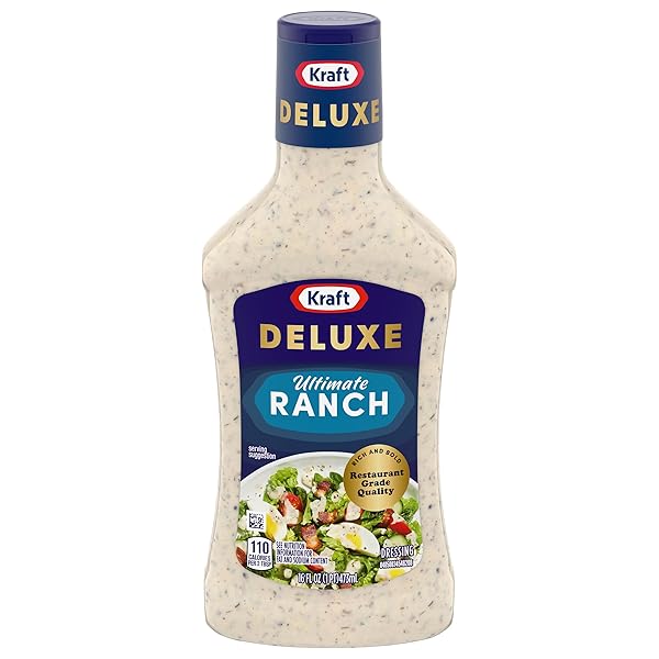 KRAFT DELUXE ULTIMATE RANCH SALAD DRESSING (16 OZ BOTTLE)