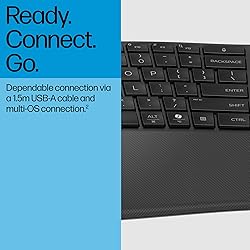 HP 480 Comfort Wired Keyboard - Plug & Play