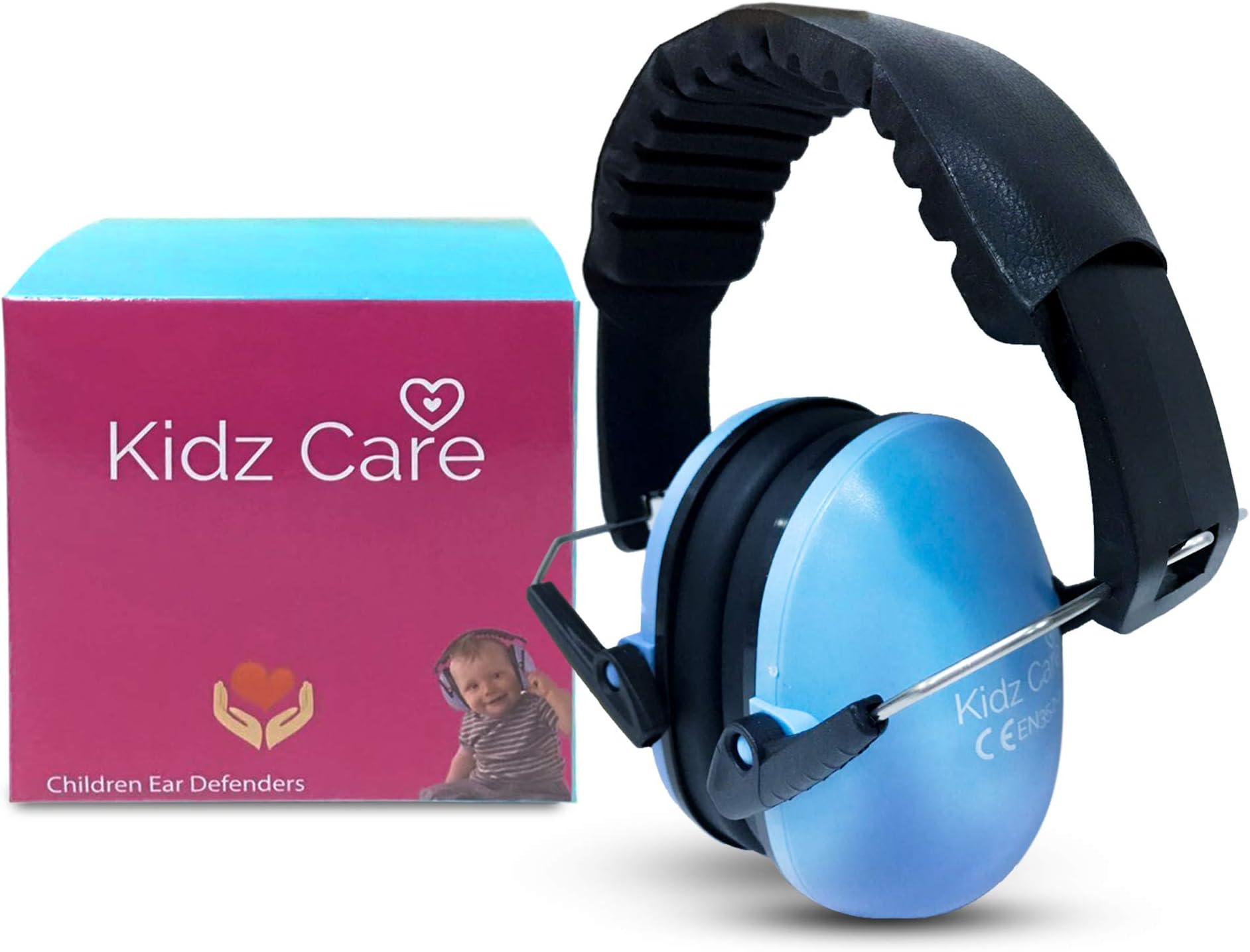 Kidz Care Ear Defenders baby Noise Cancelling Headphones. kids Newborn Infant Autism for Sleeping newborn gifts Hearing Protection. Safety Ear Muffs Studying Airplane Concert Movie Theater Firework.