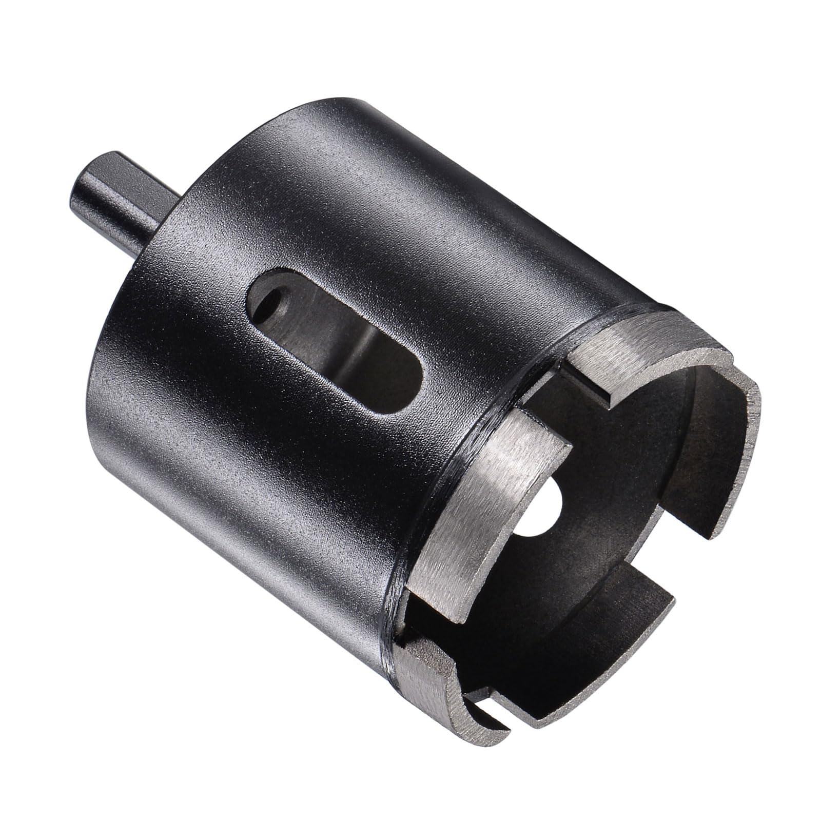 CoCud Diamond Core Drill Bit, 55mm Dia Triangle Shank, Tiles Stones Marble Concrete Dry/Wet Hole Saws Black - (Applications: for M10 Angle Grinder), 1-Piece