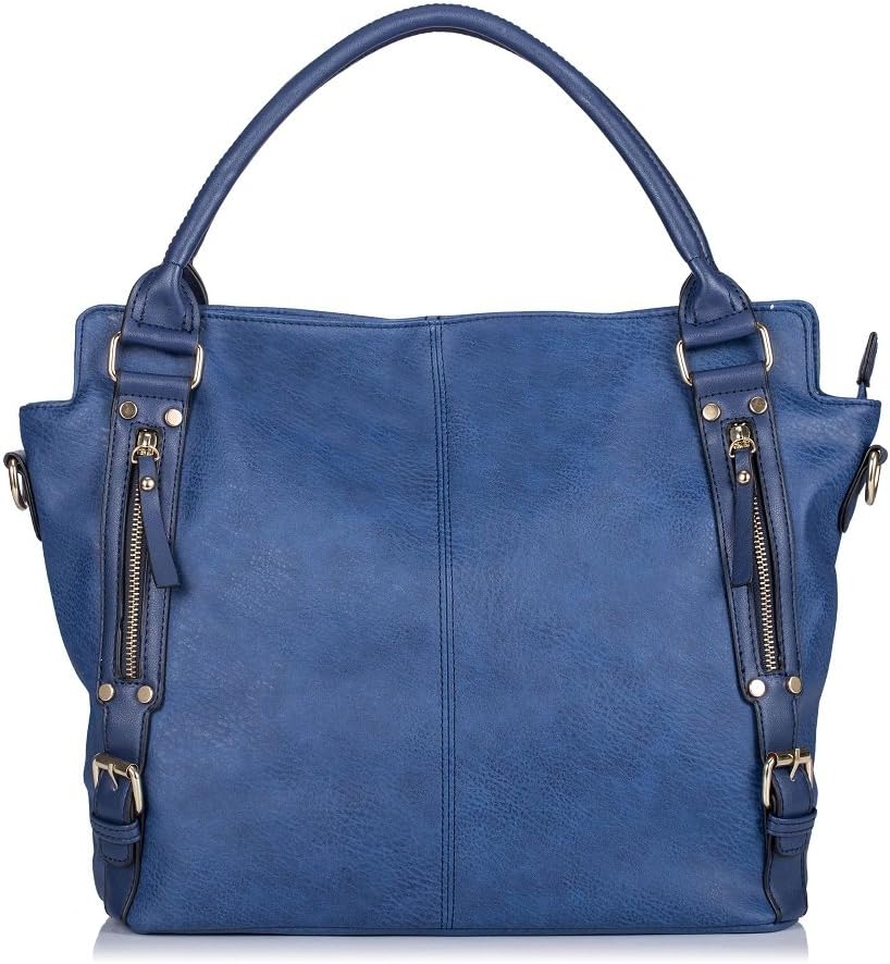 Mufly Womens Bucket Tote Shoulder Bag Leather Vintage Designer Handbags Hobo bag Diagonal Package Purses