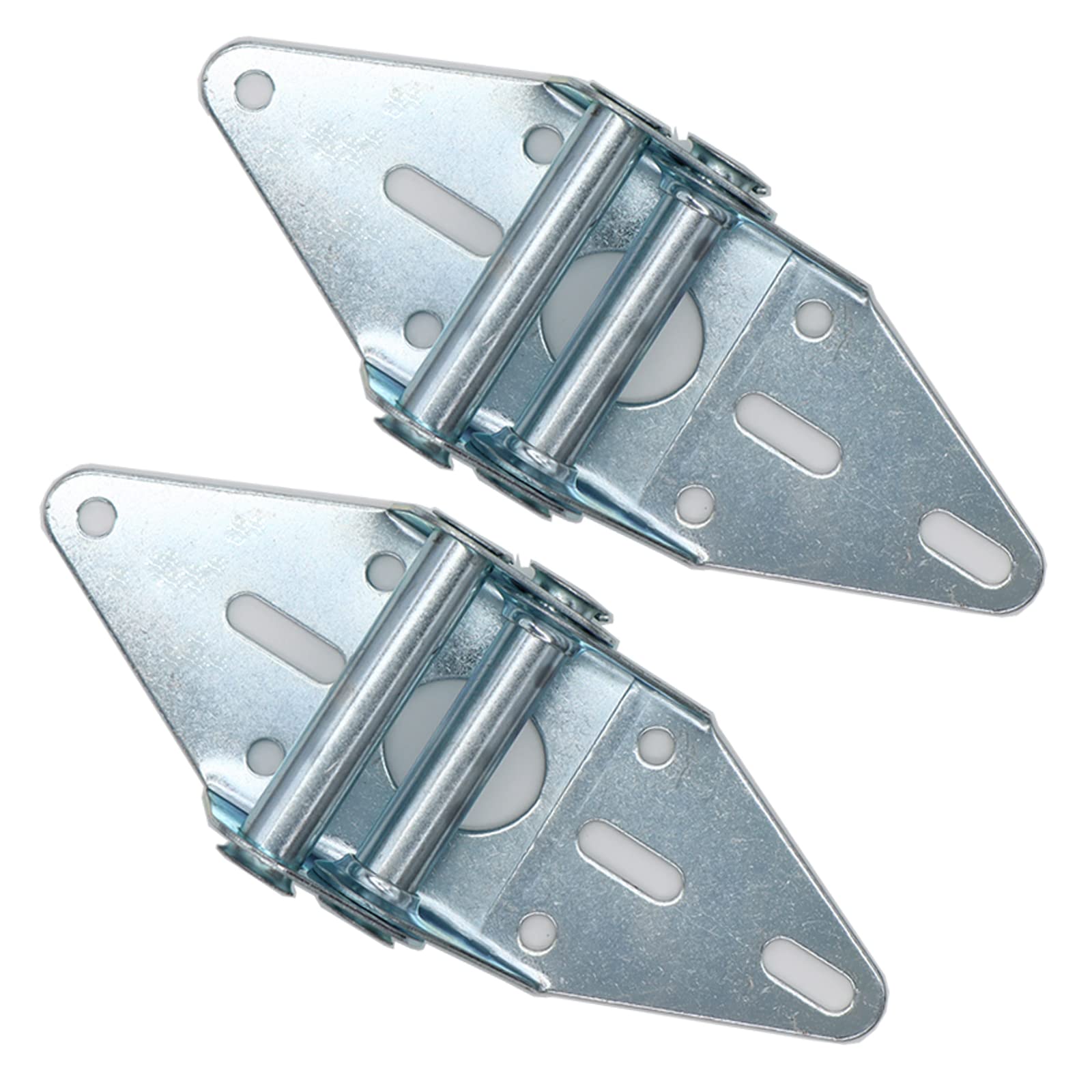 Photo 1 of 2 Packs Garage Door Hinges #2 with Galvanized Finish - Heavy Duty 14 Gauge Steel, Suitable for Residential/Light Commercial Garage Door Replacement