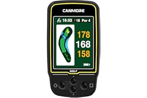 CANMORE HG500 Golf GPS - Extra Large Easy-to-Read Color Display, preloaded 41,000 Course map Worldwide Shape of The Green and
