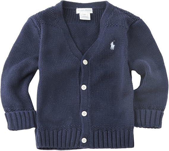 Amazon Co Jp ラルフローレン キッズ ベビー Vネックカーディガン 男の子 ベビー服 出産祝い Polo Ralph Lauren 並行輸入品 服 ファッション小物