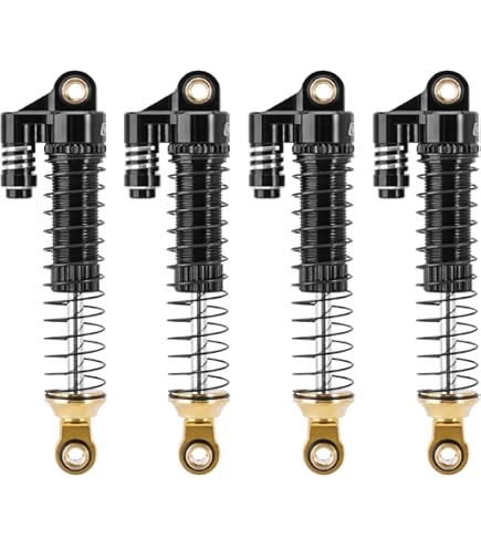 Amazon.com: 8pcs Aluminum Shock Absorber Kit for Upgrade 1/28 RC