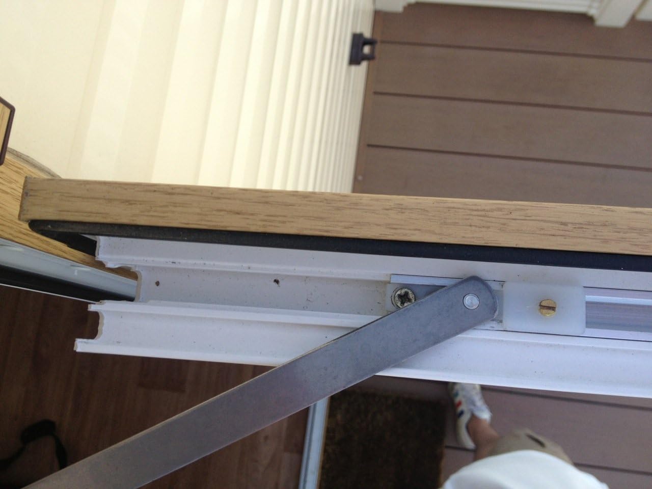 Galaxy French Door Restrictor for UPVC Doors Sash Safety Guard BigaMart