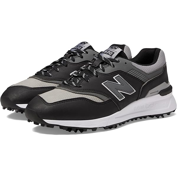 Amazon.com | New Balance Men's 997 Golf, White/Black 8,Medium | Golf