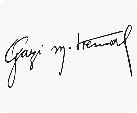 Sticker Design Shop Mauspad Mausepad Bedruckt mit Gazi Mustafa Kemal