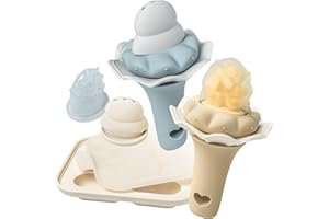 Moonkie Baby Fruit Feeder with Freezer Tray, BPA Free Silicone Food Feeder for Infant Self Feeding, Breastmilk Popsicle Molds, Mesh Feeder with Two Pouches, Baby Shower Gifts 4 Months+, 2 Pack