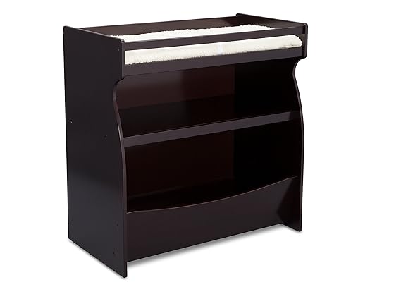 bookshelf changing table combo