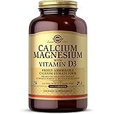 Solgar Calcium Magnesium with Vitamin D3, 300 Tablets - Promotes Healthy Bones, Supports Nerve & Muscle Function - Highly Absorbable Form - Non-GMO and Gluten Free - 60 Servings