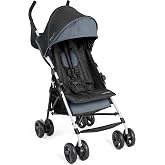 Ingenuity 3D Mini Convenience Stroller &ndash; Lightweight Stroller with Compact Fold, Multi-Position Recline, Canopy with Pop Out Sun Visor &ndash; Umbrella Stroller for Travel and More, Slate Grey