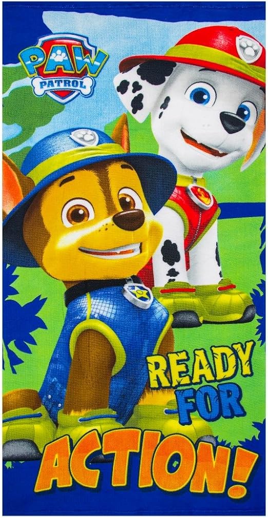 Paw Patrol Kids Beach Towel Microfiber Water Absorbent 100