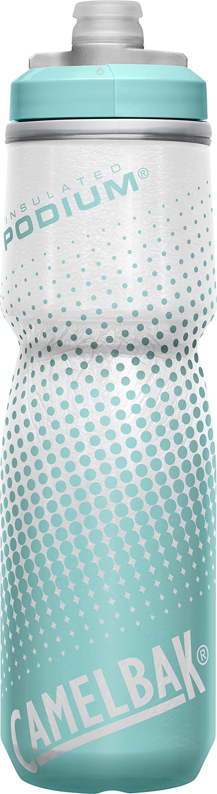 CAMELBAK Podium Chill Drinking Bottle Teal Dot 24 oz