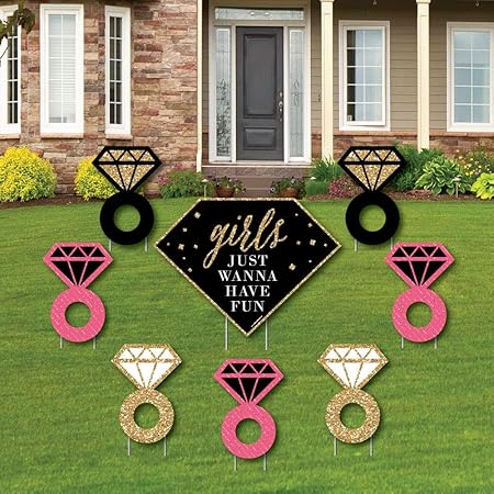 Amazon Com Girls Night Out Yard Sign Outdoor Lawn