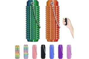 XNJAMG Little Ouchies Fidget Toys,Pain Stim Fidget Toy Reduce Stress for Adults,Anxiety Relief Pain Stim,Spiky Fidget Keychain for Anxiety and Stress Reduction,Novelty Gifts for Friends 2PCS