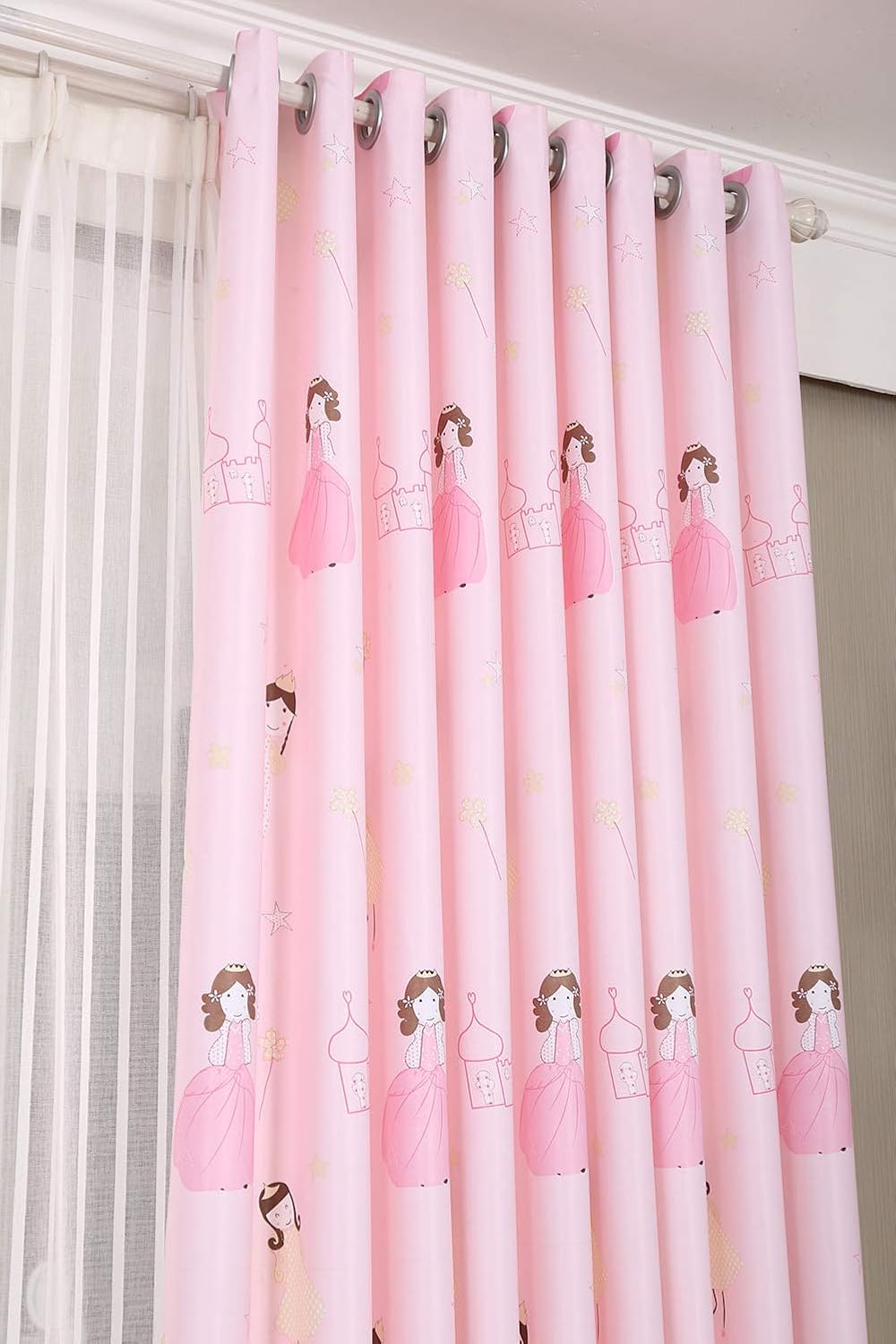 Gjxy 1 Piece Enfants Rideau De Bande Dessinee Princesse Rose Filles Bebe Chambre Enfants Rideaux Dobscurite Pour La Chambre Fenetre Rideau Drapes Pin3 W100xh130cm Accessoires Et Decorations Bebe Puericulture Centroarco Com