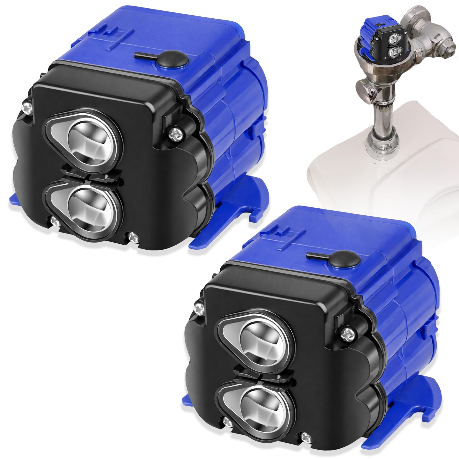 Photo 1 of (2 Pack) EBV-129-A-U Urinal Electronic Control Module 0.5 & 1.0 GPF for Sloan Optima G2 & ECOS Sensor Urinal Flushometers, Replacement for Sloan 3325451 Urinal Flush Valve Sensor Module