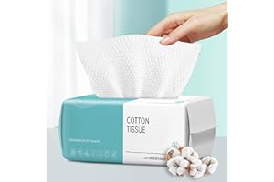 CHNLML Disposable Face Towel,Cotton Facial Dry Wipe for Sensitive Skin, Facial Tissues for Skin Care, Facial Cleansing, Makeup Wipes, Makeup Remover Towels, Upgraded and Thickened